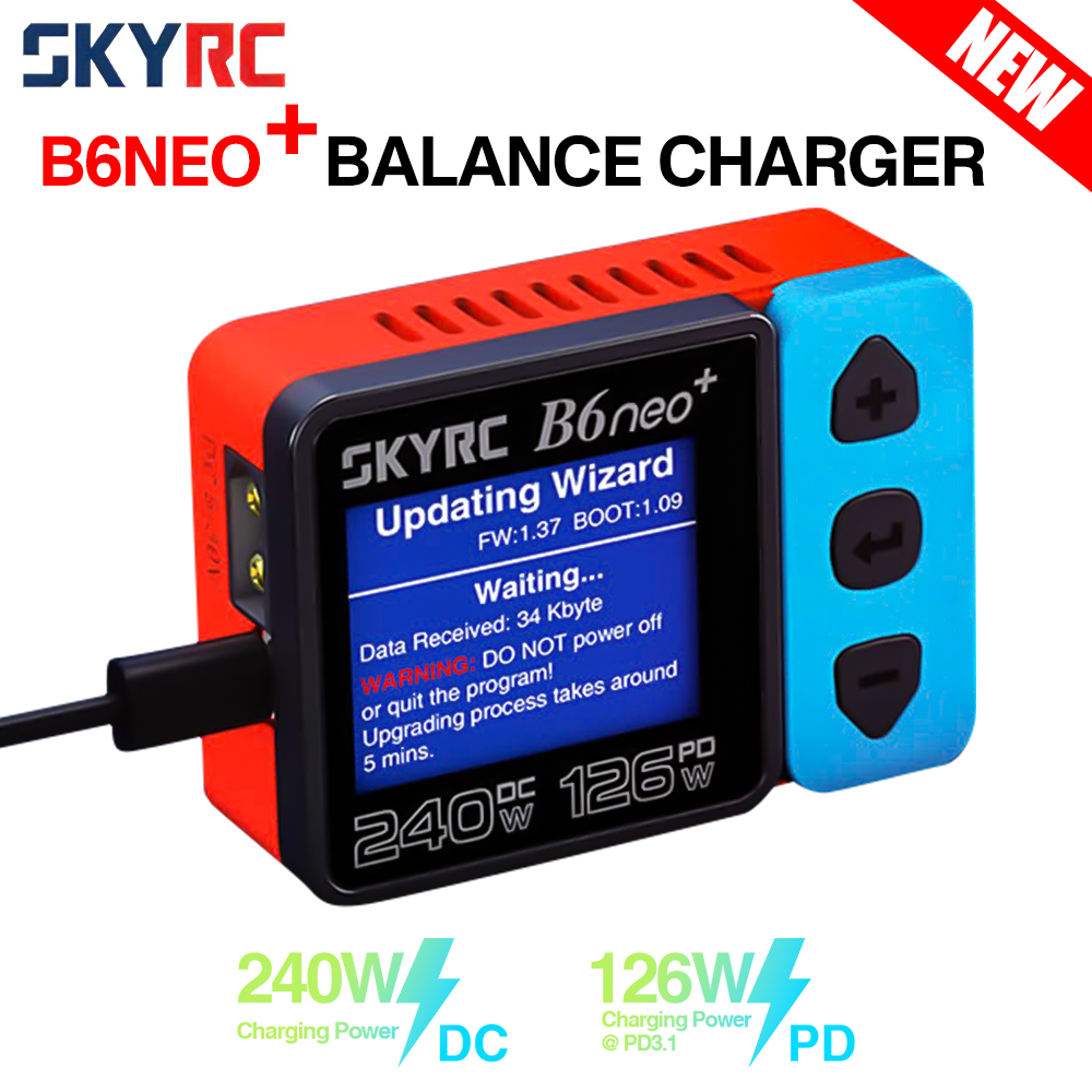 Skyrc B6 Neo Smart Charger - SkyRC NEW B6neo+ DC 240W PD