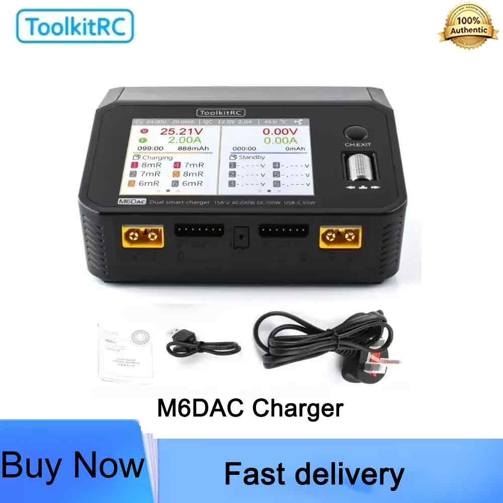 ToolkitRC M6DAC Smart Balance  - огляд і ціна Toolkitrc M6Dac Smart Charger