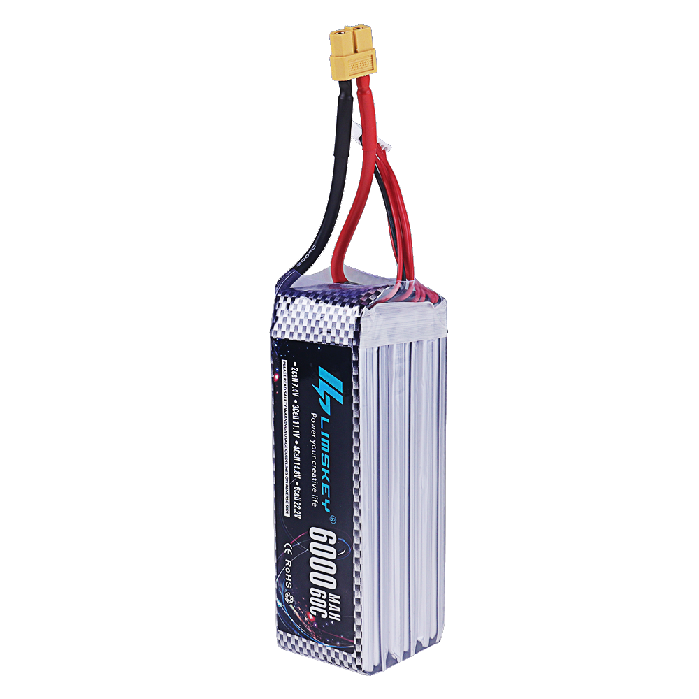 7.4V 11.1V 14.8V 22.2V 6000mAh - огляд і ціна 4S Lipo Battery 14.8V 6000Mah