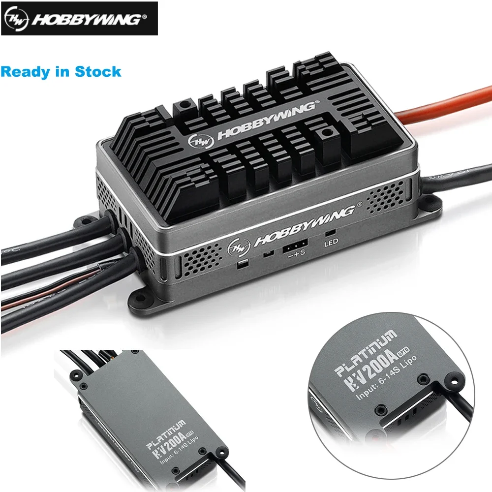 Hobbywing Platinum HV 200A V4. - огляд і ціна 6S Lipo Battery 22.2V 5000Mah